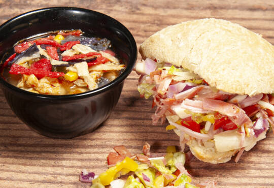 Chop5 Salads & Bowls is the best food in Columbus - Pick 2 sandwich and soup