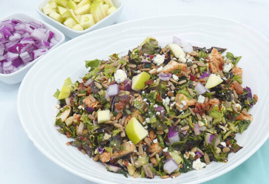 Chop5 Salads & Bowls is the best food in Columbus - Harvest Chicken Chop Salad