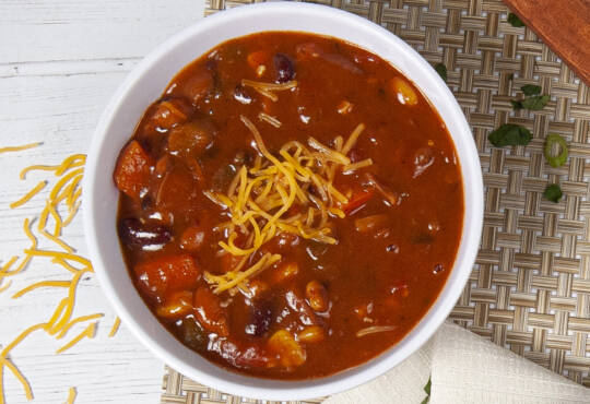 Chop5 Salads & Bowls is the best food in Columbus - Chili soup