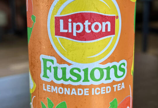 Chop5 Salads & Bowls is the best food in Columbus - Lipton Fusions lemonade iced tea