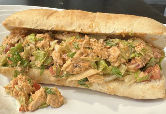 Chop5 Salads & Bowls is the best food in Columbus especially the Chicken Salad Sandwich