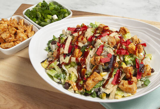 Chop5 Salads & Bowls is the best food in Columbus - BBQ Chicken Chop Salad