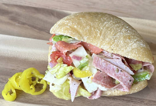 Chop5 Salads & Bowls is the best food in Columbus - Italian Chop Sandwich