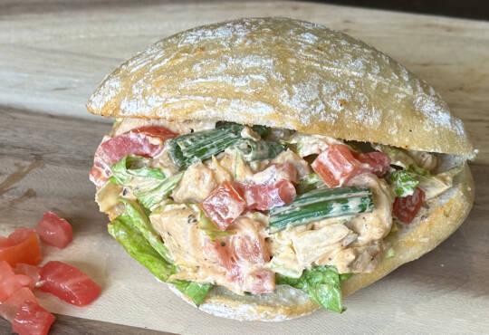 Chop5 Salads & Bowls is the best food in Columbus - Chicken Salad Sandwich