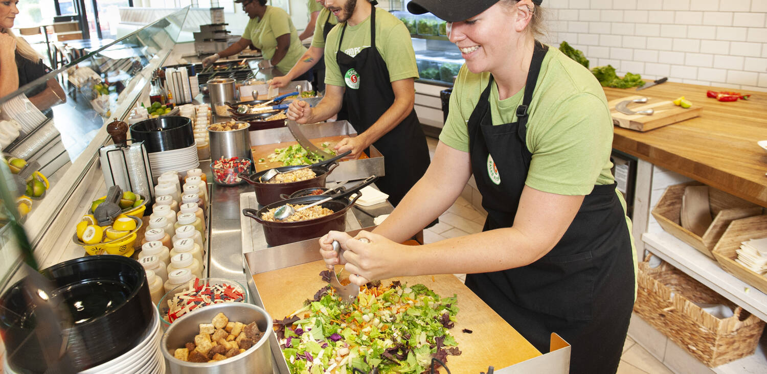 Chop5 Salads & Bowls is the best food in Columbus - custom chopped saalds