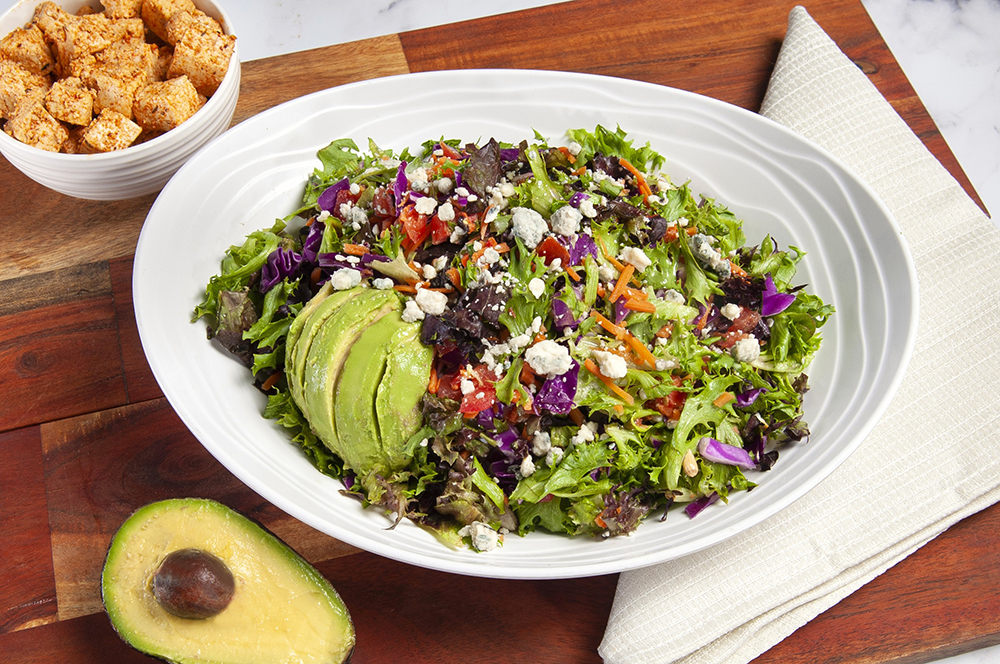 Chop5 salads and bowls are the best in Columbus with premium items like fresh avocado that is great for healthy fats and new year's resolutions.