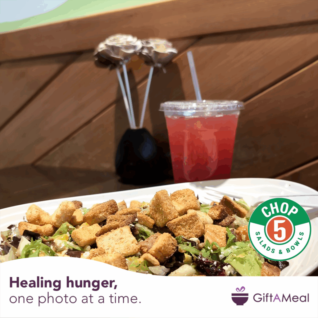 Chop5 Salads & Bowls is the best food in Columbus gift a meal