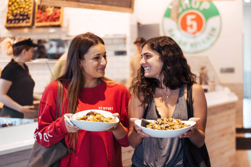 Chop5 salads and bowls has the best customer service in Columbus